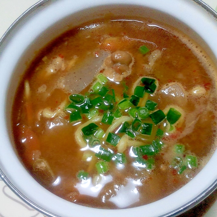 豚汁リメイク！中華味噌煮込み麺＋＋